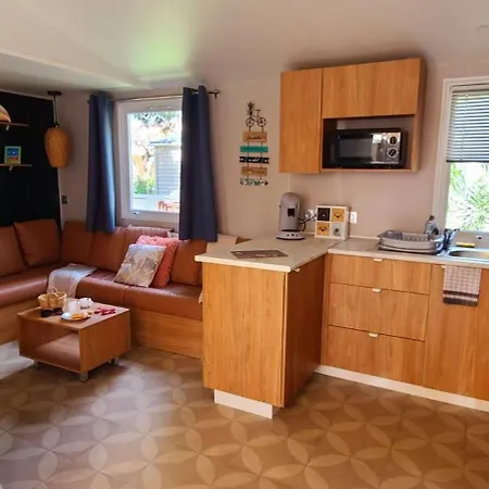 Mobil-home Le Cocon Fun Pass Non Inclus キャンプ場