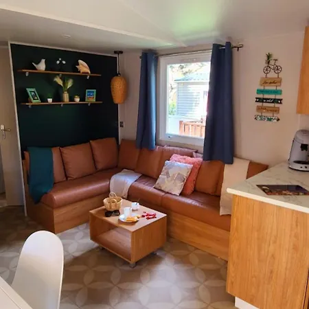 Mobil-home Le Cocon Fun Pass Non Inclus キャンプ場 *